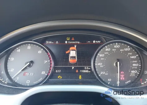 2015 Audi S8 4.0T from USA, damaged, VIN WAUK2AFD1FN019295